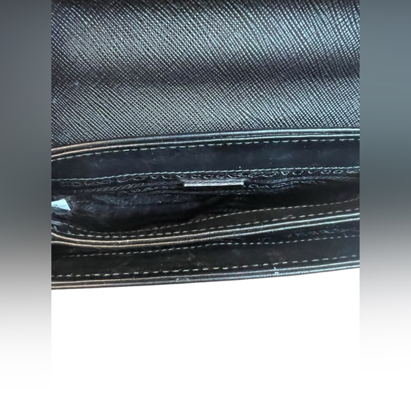 Prada Black Shoulder Bag with Silver Chain - Picture 9 of 15